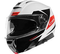 Schuberth C5 Eclipse, casque à bascule 3XL (64/65) Noir/Blanc/Rouge Néon Noir/Blanc/Rouge Néon