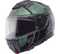 Schuberth C5 Globe casque pliable, noir mat/vert, XS (53)