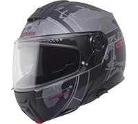 Schuberth C5 Globe, casque rabattable L (58/59) Mat Noir/Gris Mat Noir/Gris