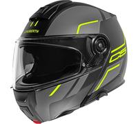 Schuberth C5 Master, casque à bascule XXL (62/63) Mat Noir/Gris Foncé/Jaune Néon Mat Noir/Gris Foncé/Jaune Néon
