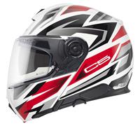 SCHUBERTH C5 Zenith Casque Modulable Noir/Rouge/Blanc 53 unisex