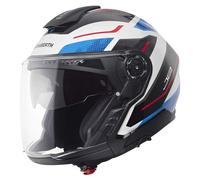 Schuberth J2 Sigma Casque jet, blanc-rouge-bleu, taille M pour homme