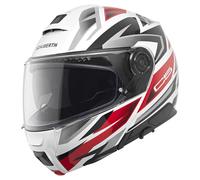 Schuberth C5 Zenith Casque, Rouge/Blanc, Taille XXXL (65)