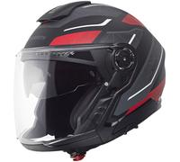 Schuberth J2 Sigma, casque modulaire L (59) Mat Noir/Gris/Rouge Mat Noir/Gris/Rouge
