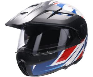 SCHUBERTH E1 TUAREG casque modulable rouge-bleu-blanc XS 53