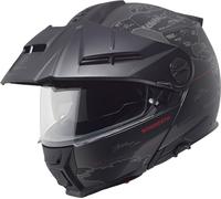 Schuberth E2 Atlas Casque modulable Adventure, noir-gris, taille 2XL pour homme