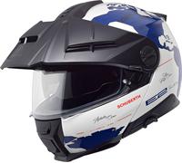 Schuberth E2 Atlas, casque rabattable M (56/57) Blanc/Bleu Blanc/Bleu