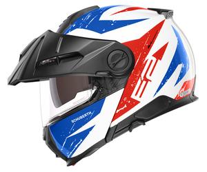SCHUBERTH E2 Explorer Blue Casque Modulable Bleu/Blanc/Rouge/Noir 63 unisex