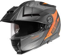 Schuberth E2 Explorer Casque, noir mat/orange, Taille XS (53)