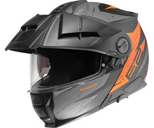 Schuberth E2 Explorer Casque, noir mat/orange, Taille XS (53)