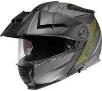 Schuberth E2 Explorer Casque, Noir mat/vert, Taille XL (61)