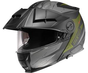 Schuberth E2 Explorer Casque, Noir mat/vert, Taille XXL (63)