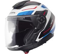 Schuberth J2 Sigma Casque jet, Blanc/Bleu/Rouge, Taille L (59)