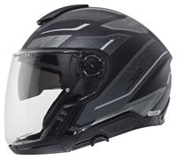 Schuberth J2 Sigma Casque jet, noir-gris, taille M pour homme
