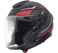 Schuberth J2 Sigma, casque modulaire XL (61) Mat Noir/Gris/Rouge Mat Noir/Gris/Rouge
