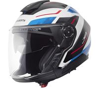 Schuberth J2 Sigma Casque Jet, weiß/Blau/Rot, XL (61)