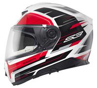 Schuberth S3 Apex Casque, Blanc/Rouge/Noir, Taille XXL (63)