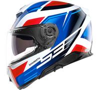 Schuberth S3 Storm Casque, blanc-rouge-bleu, taille M pour homme