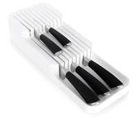Schubladen-Messerorganizer weiß 39x14,5x7,5 cm