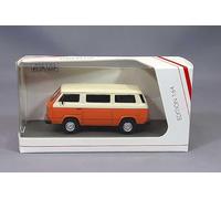 Schuco 1:64 VW T3 Bus de Luxe Beige/Orange - Modèle de Voiture moulé sous Pression de qualité supérieure à l'échelle 1:64 - Modèle de Voiture à Collectionner