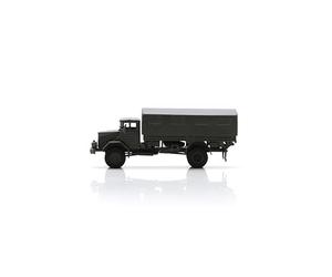 Schuco 1:87 BW Man 630 L2AE Vert Olive - Modèle moulé sous Pression de qualité supérieure à l'échelle 1:87, modèle de Voiture 1:87, Militaire, modèle de Collection, Diorama