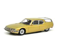 Schuco 450021200 Gold Citroën SM, Shooting Brake, Voiture Miniature, Résine, 1:18, Métallique
