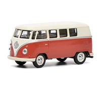 Schuco 452017100 VW T1 Bus, Beige 1:64 452017100-VW, modèle de Voiture Miniature, Rouge, crème