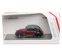 Schuco 452040110 - 1:64 Citroën 2CV Charleston Bordeaux/Noir - Neuf