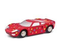 Schuco- Heart Piccolo GT40 Happy Birthday 2021 Piano d'anniversaire en édition limitée 1000 Rouge, 450144400, Grand