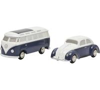 Schuco Piccolo VW Käfer+ T1 Samba Modèle réduit de voiture