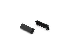 Schüco 208694 Lot de 100 capuchons de drainage Noir