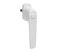 SCHÜCO Poignée de fenêtre Design avec Bouton Pression - Blanc - Corona CT 70 / SI 82