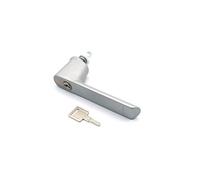 Schüco Poignée de fenêtre RCC, verrouillable, aluminium C0, argent 247656.