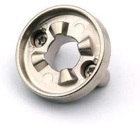 Schüco Rosace de fixation standard nickelée 247083/247091.