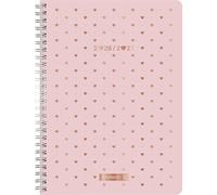 Schülerkalender Style 2026/2027 "Pretty Pink" | A5, Kunststoff