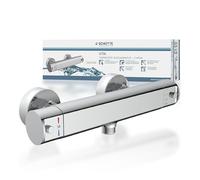 SCHÜTTE Mitigeur Thermostatique de Douche VITA Chrome Robinet Salle de Bain
