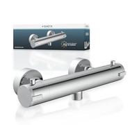 SCHÜTTE 52465 LONDON Mitigeur thermostatique de douche, thermostat de douche Mitigeur de douche, mitigeur avec protection anti-brûlure à 38℃, thermostat de douche, robinetterie pour douche en chrome
