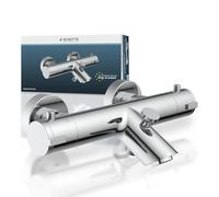 SCHÜTTE 52470 LONDON Mitigeur thermostatique de baignoire avec protection anti-brûlure pour robinet de baignoire Chromé