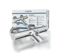 Schütte 52470 London Mitigeur thermostatique de Baignoire Chrome