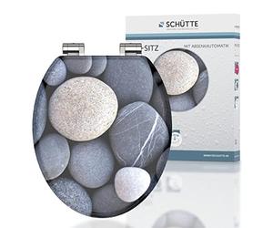 Schütte 80130 Grey Stones Abattant WC, Motif