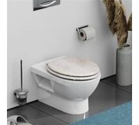 Schütte Abattant WC en MDF LIGHT WOOD avec frein de chute, emballage brun e-commerce G
