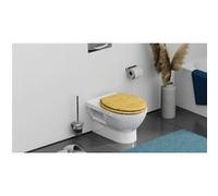 SCHÜTTE Abattant WC Bamboo en bambou massif, abattant de WC durable en bois de bambou, compatible avec toutes les toilettes courantes, très grande résistance au poids, testée jusqu'à 150 kg