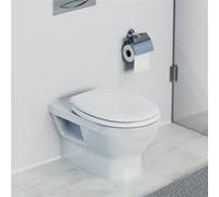 Schütte Abattant WC WHITE en Duroplast, blanc, emballage brun e-commerce Blanc G