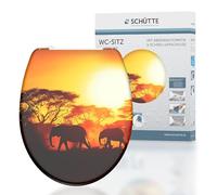 SCHÜTTE Siège de toilette avec fermeture en douceur AFRICA