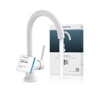 SCHÜTTE Cornwall 79161 Robinet de cuisine pivotant à 360 ° avec mitigeur monocommande Blanc