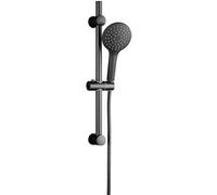 SCHÜTTE Ensemble de Barre de Douche RAVEN Noir Mat Système Salle de Bain