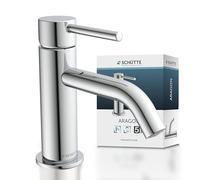 Schütte Lima 46951 Robinet d'eau Froide Uniquement pour Eau Froide avec poignée de Pression élégante, Chrome Standard