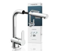 Mitigeur monocommande de cuisine - bec extractible - chromé - London SCHÜTTE
