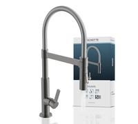 SCHÜTTE Miami Robinet de cuisine 360° avec douchette magnétique extensible pour évier de cuisine Graphite
