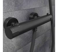 SCHÜTTE Mitigeur de Douche Thermostatique LONDON Noir Robinet Salle de Bain 434564 Noir G